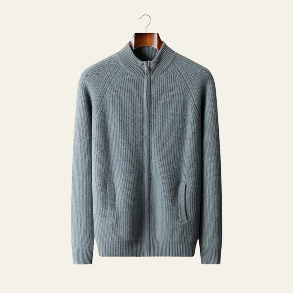 The Ravello Cashmere Zip Knit