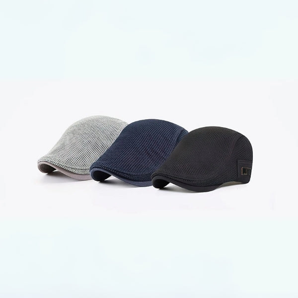 The Ravello Breathable Mesh Flat Cap