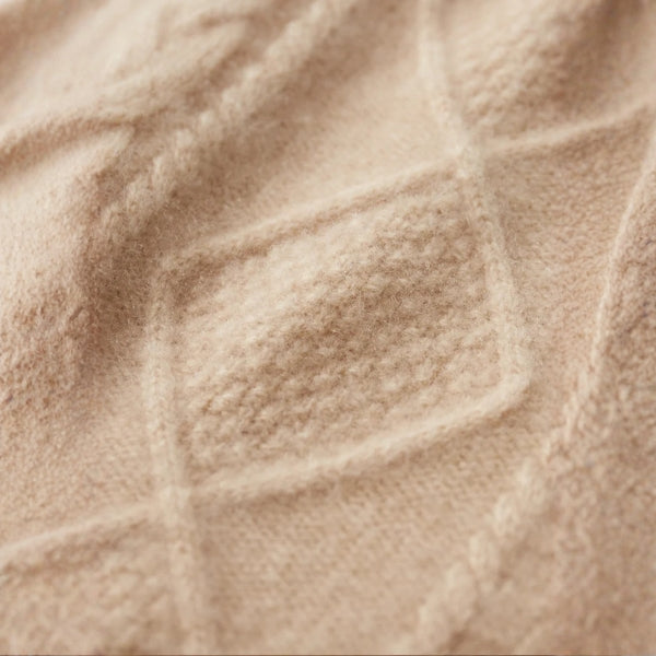 The Taormina Merino Wool Cable Crew