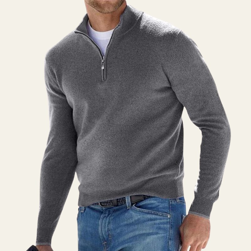 The Catania Quarter-Zip Pullover