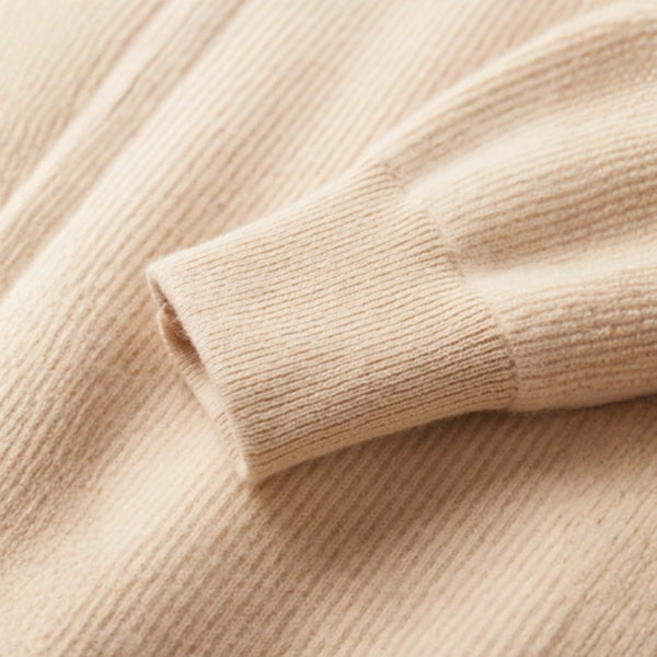 The Oslo Wool Track Zip Knit