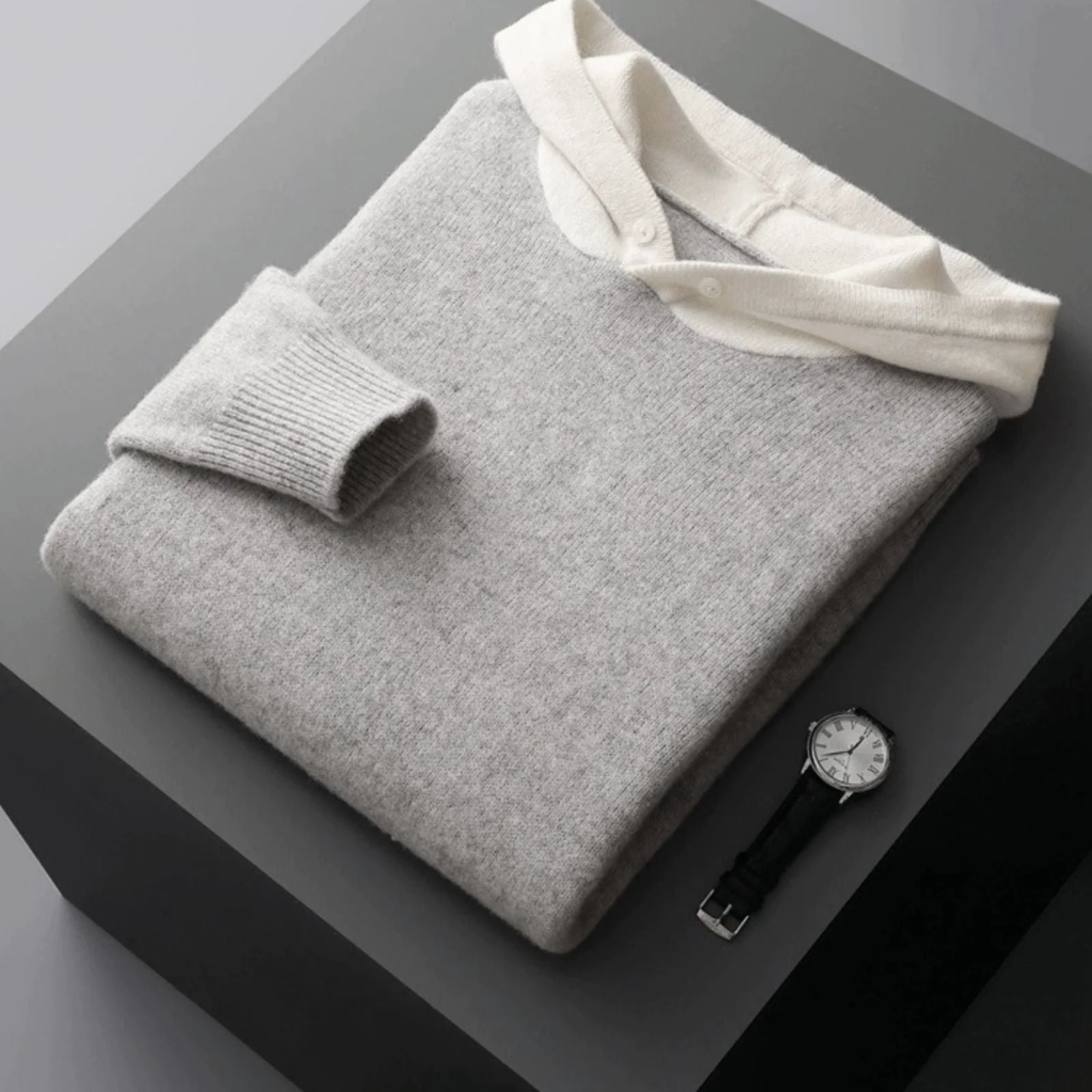 The St. Moritz Merino Wool Pullover Hoodie