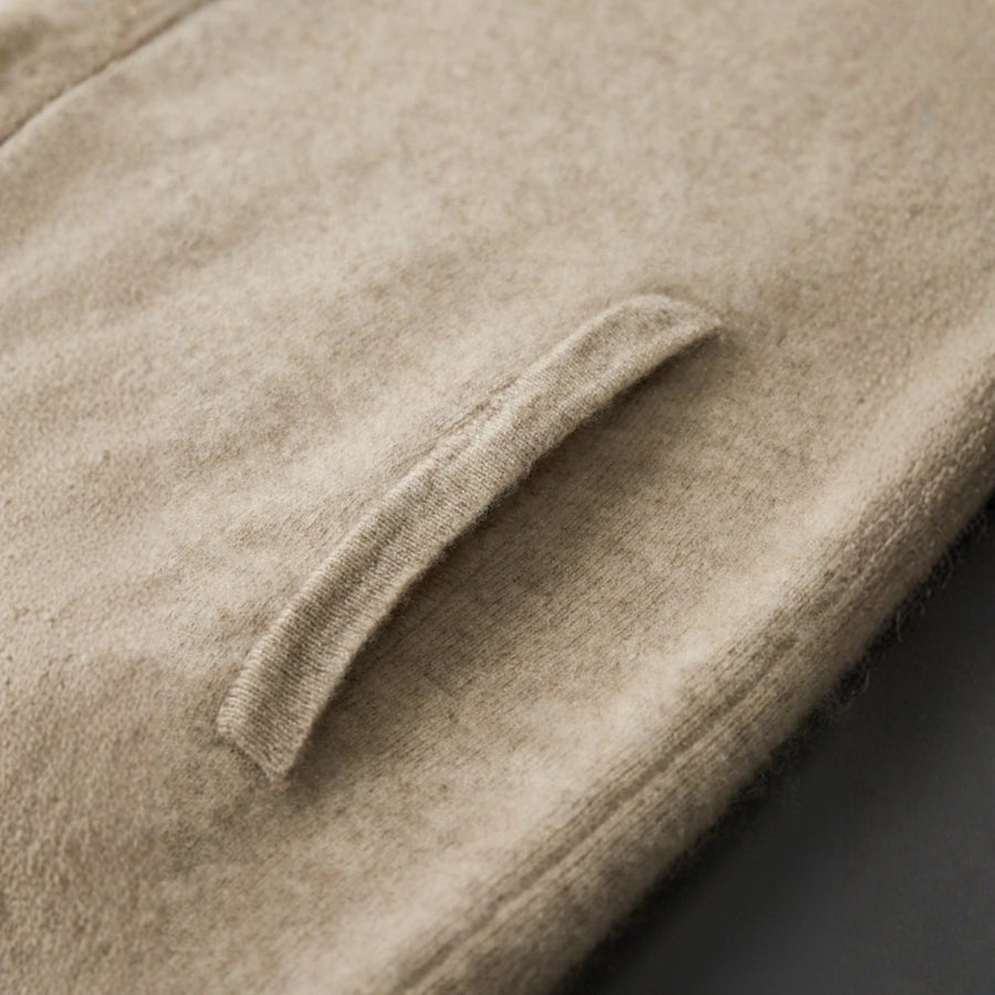 The Lausanne Cashmere Zip Jacket