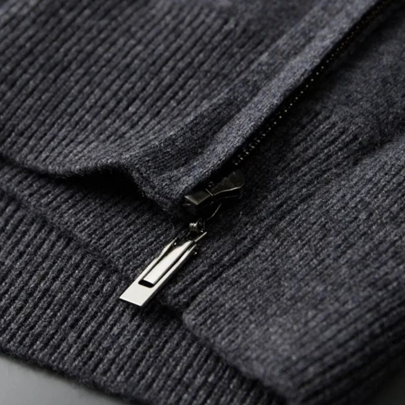 The Montreuil Cashmere Zip Hoodie