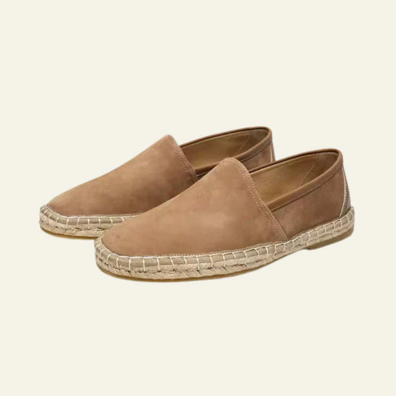 The Granada Caramel Suede Espadrille