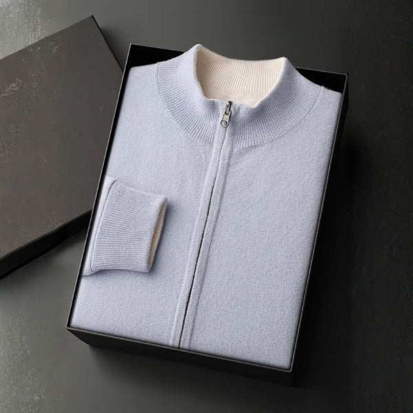 The Aarhus Cashmere Zip Knit