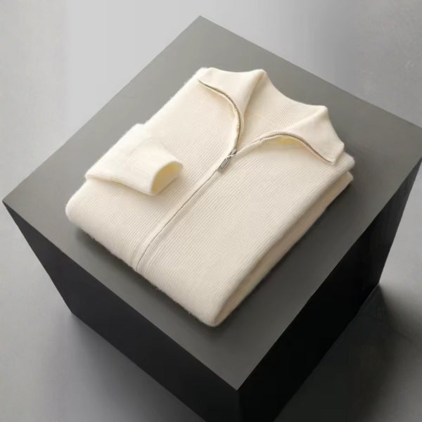 The Dolomiti Merino Wool Zip Knit