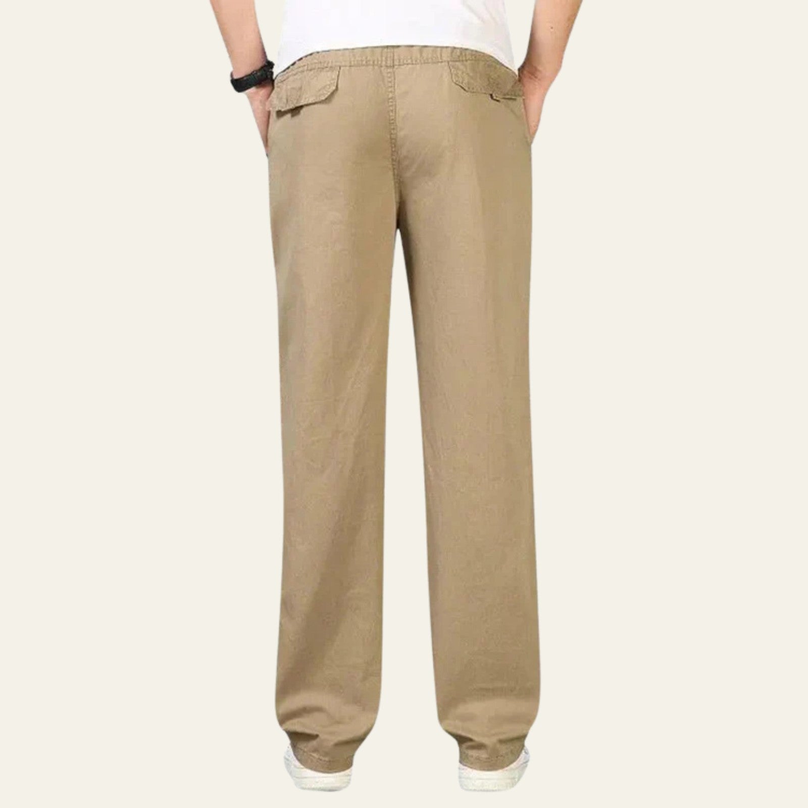 The Milano Cotton–Linen Pantalon