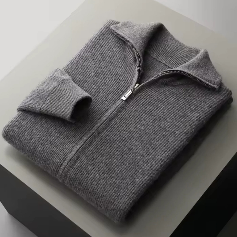 The Saint-Tropez Cashmere Zip Vest