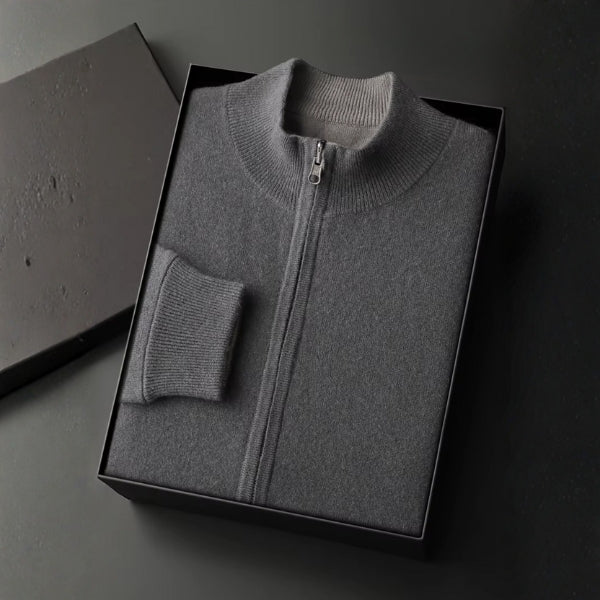 The Aarhus Cashmere Zip Knit