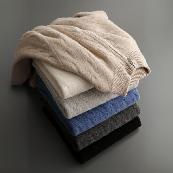 The Lausanne Merino Wool Quarter Zip