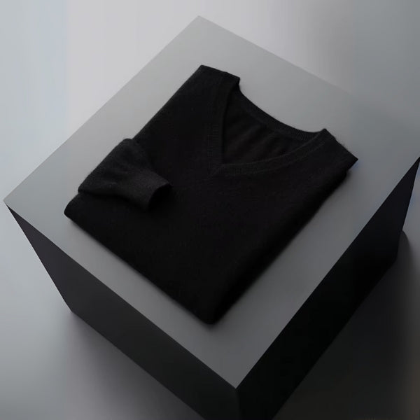 The Sorrento Fine Merino V-Neck Sweater