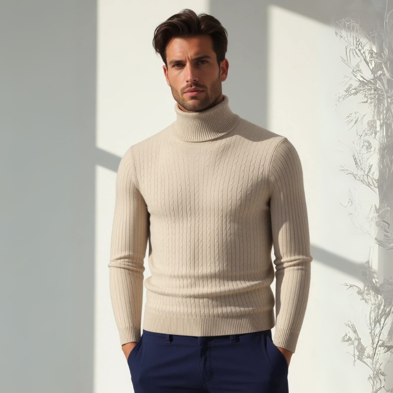 The Salzburg Ribbed Turtleneck