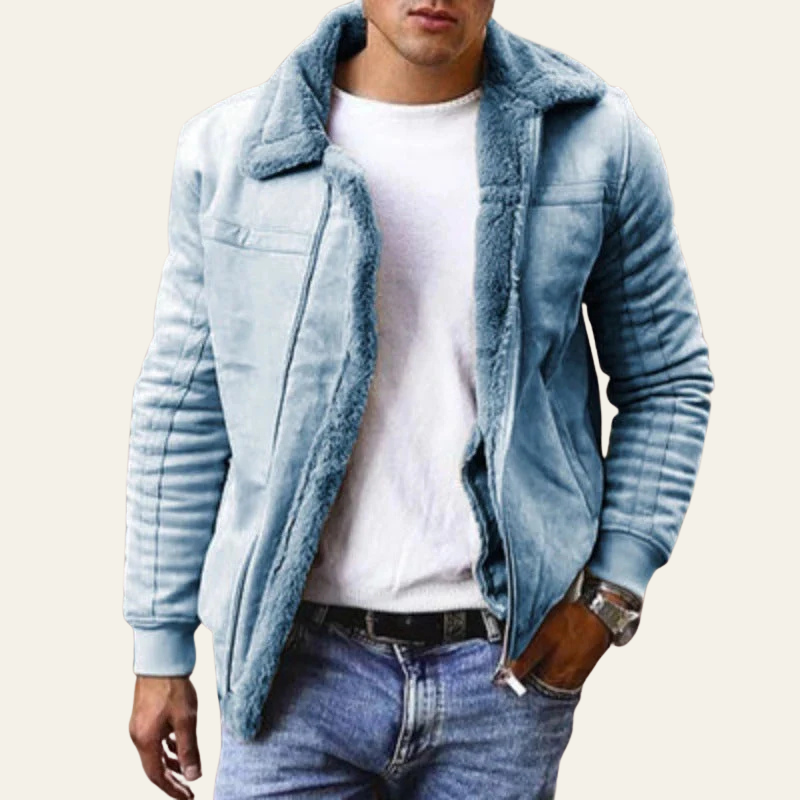 The Arosa Shearling Bomber Jacket
