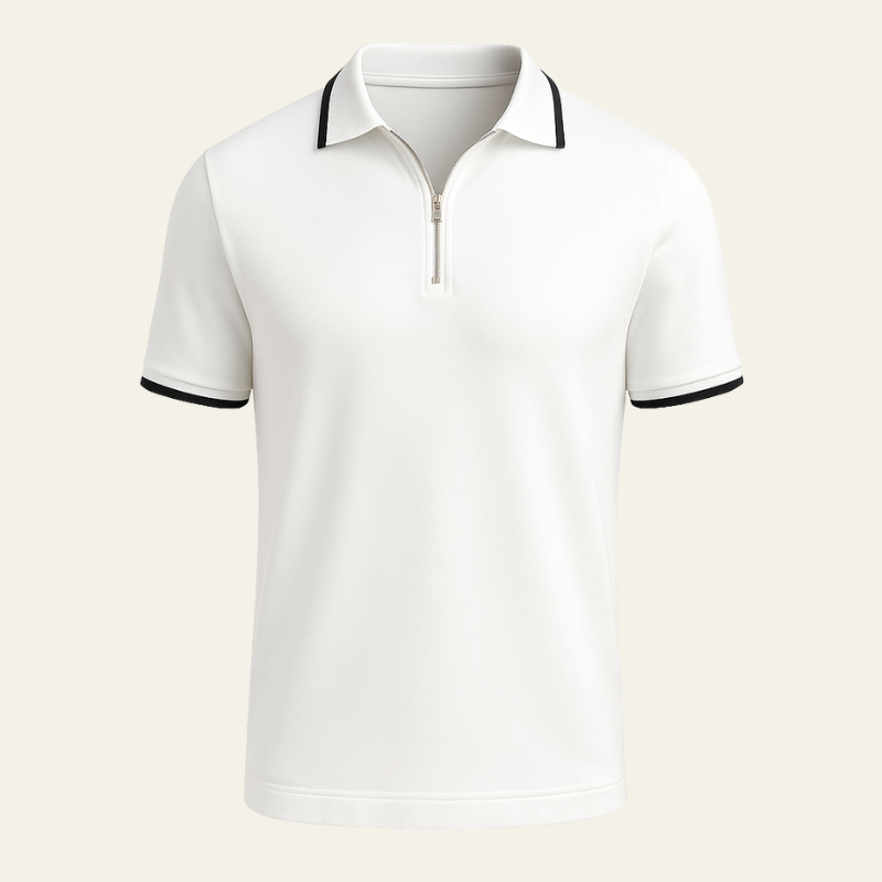 The Ravello Quarter-Zip Polo