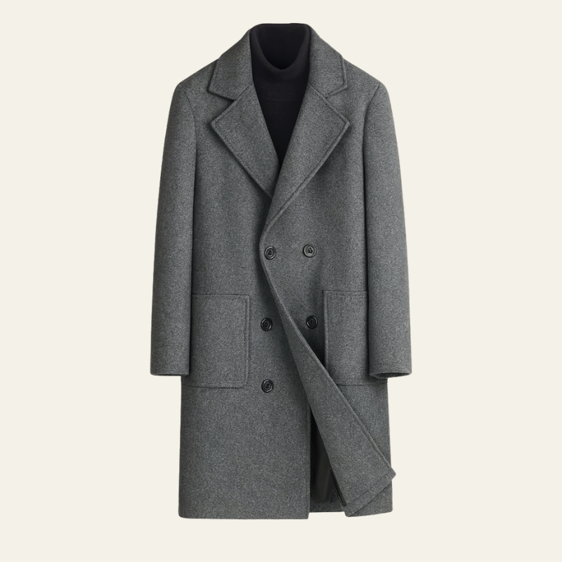 The Salzburg Double-Breasted Overcoat